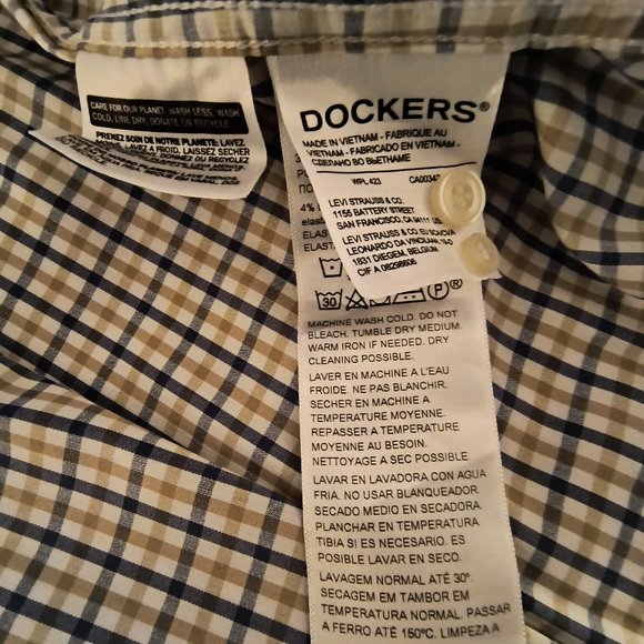 Dockers/Club Room Men's Shirts - Checked - (2-shirts) - Picture 9 of 9
